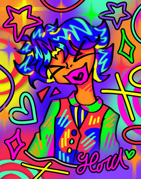 Bust shot - Colorful