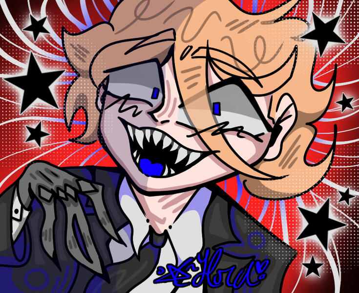 Bust shot - simple style