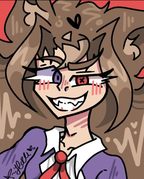 Bust shot - simple style